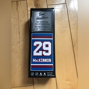3/$40 Tim Hortons NHL Superstar Collectable Hockey Sticks - Avalanche MacKinnon